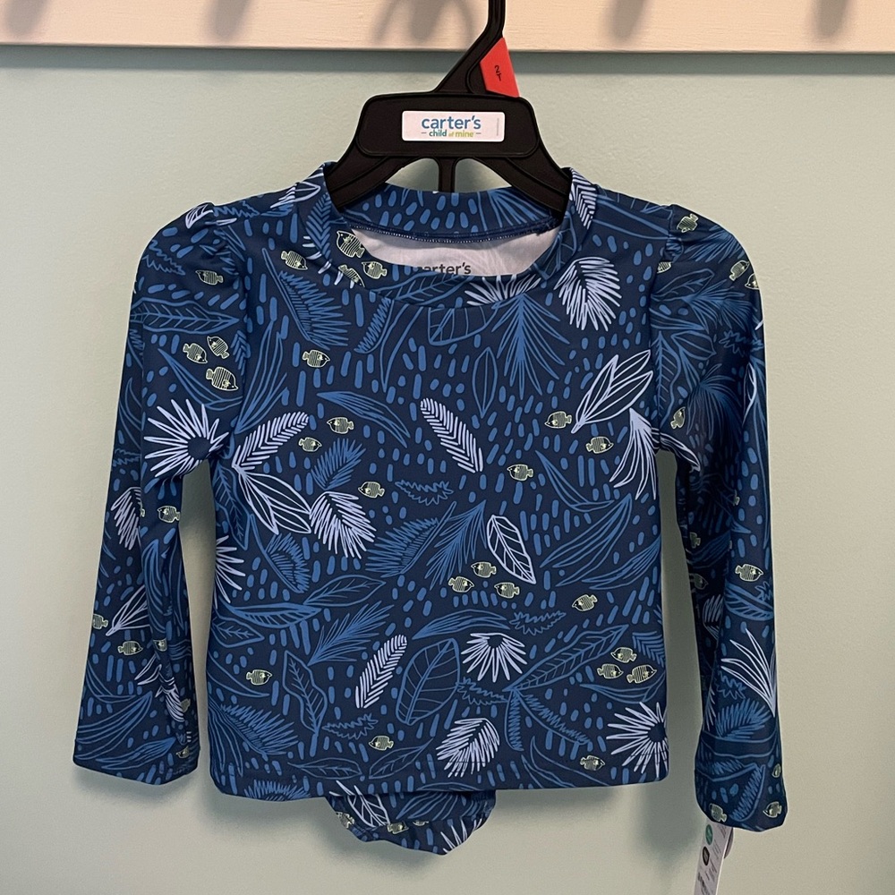 Carter’s Floral Two Piece Swimsuit